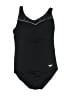 Speedo Chevron-herringbone Black One Piece Swimsuit Size 10 - photo 1