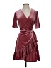 1.State Burgundy Cocktail Dress Size S - photo 1