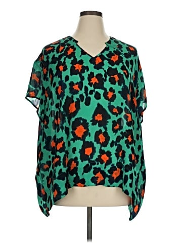 CAbi Short Sleeve Blouse (view 1)