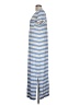Soma Stripes Blue Casual Dress Size L - photo 5