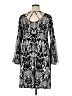 MSK Print Black Casual Dress Size 1X - photo 2