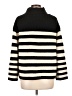 J.Crew Stripes Black Turtleneck Sweater Size L - photo 2