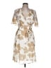 DKNY 100% Polyester Tan Cocktail Dress Size 10 - photo 1