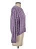 All in Favor 100% Polyester Purple Pullover Sweater Size S - photo 4