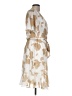 DKNY 100% Polyester Tan Cocktail Dress Size 10 - photo 4