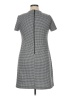 Calvin Klein Houndstooth Gray Casual Dress Size 14 - photo 2