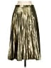 Point Sur Metallic Gold Casual Skirt Size 2 - photo 2