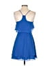 Gianni Bini 100% Polyester Solid Blue Cocktail Dress Size 0 - photo 2