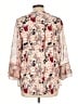 Charter Club 100% Polyester Ivory 3/4 Sleeve Blouse Size L - photo 2