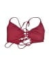 Unbranded Solid Burgundy Swimsuit Top Size S (estimated) - photo 1