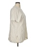 Eileen Fisher Ivory Short Sleeve Blouse Size XL - photo 4