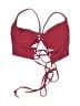 Unbranded Solid Burgundy Swimsuit Top Size S (estimated) - photo 2