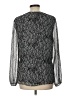 Kate Hill 100% Polyester Gray Long Sleeve Blouse Size 12 - photo 2