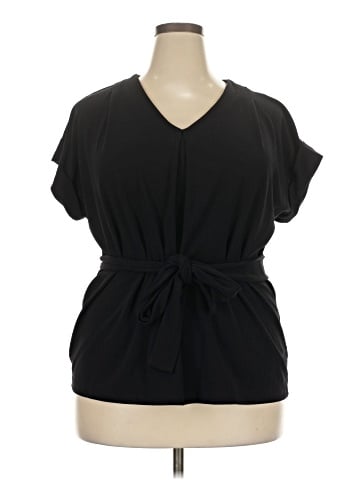 Worthington Short Sleeve Blouse (view 1)
