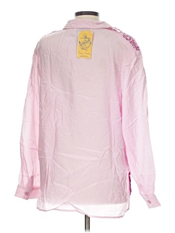 Diane Gilman Long Sleeve Silk Top (view 2)