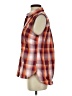 Eddie Bauer Plaid Orange Sleeveless Blouse Size S - photo 5