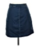 Free People Solid Blue Denim Skirt Size 2 - photo 1
