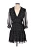 Mi ami Polka Dots Black Cocktail Dress Size M - photo 1
