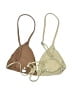 Unbranded Solid Tan Swimsuit Top Size S - photo 2