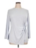 Ann Taylor Silver 3/4 Sleeve T-Shirt Size XL - photo 1
