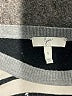 Joie Stripes Gray Pullover Sweater Size S - photo 7