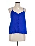 Shinestar 100% Polyester Blue Sleeveless Blouse Size L - photo 1