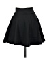 Solemio Solid Black Casual Skirt Size S - photo 2