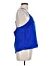 Shinestar 100% Polyester Blue Sleeveless Blouse Size L - photo 4