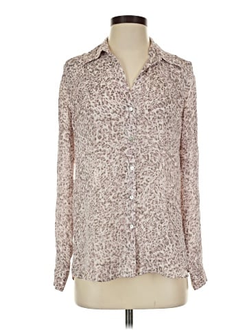 L'Agence Long Sleeve Silk Top (view 1)