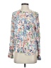 Maeve 100% Rayon Print Ivory Long Sleeve Blouse Size 0 - photo 1