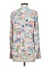 Maeve 100% Rayon Print Ivory Long Sleeve Blouse Size 0 - photo 2