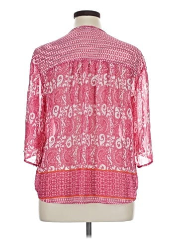 Vintage America Blues 3/4 Sleeve Blouse (view 2)