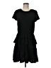 CeCe Solid Black Casual Dress Size M - photo 1