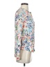 Maeve 100% Rayon Print Ivory Long Sleeve Blouse Size 0 - photo 4