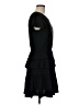 CeCe Solid Black Casual Dress Size M - photo 4