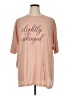 Tultex Pink Short Sleeve Top Size XXXL - photo 1