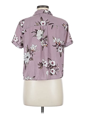 Pink Rose Short Sleeve Blouse (view 2)