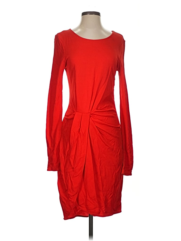 Pre-owned Halston Heritage Cocktail Dress In Red