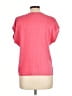 Elementz 100% Polyester Pink Short Sleeve Blouse Size L - photo 2