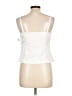 R&M Richards 100% Polyester Ivory Sleeveless Blouse Size 10 Petite - photo 2