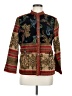 Sag Harbor Print Gold Jacket Size 8 Petite - photo 1