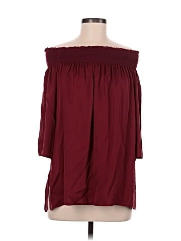 Theory 3/4 Sleeve Silk Top (view 1)