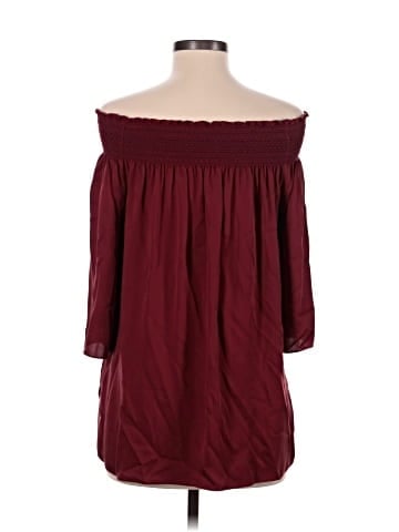 Theory 3/4 Sleeve Silk Top (view 2)