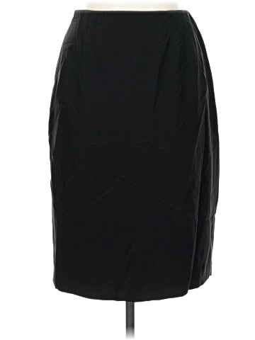 Linda Allard Ellen Tracy Silk Skirt (view 1)