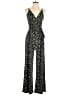 Kaileigh Paisley Black Jumpsuit Size M - photo 1