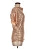 Grace Karin Metallic Gold Short Sleeve Top Size M - photo 4