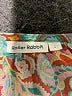 Roller Rabbit 100% Cotton Teal 3/4 Sleeve Blouse Size L - photo 7