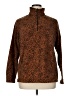 Lands' End 100% Polyester Animal Print Brown Pullover Sweater Size XL - photo 1