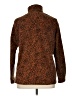 Lands' End 100% Polyester Animal Print Brown Pullover Sweater Size XL - photo 2