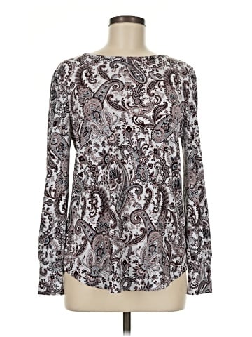 Ann Taylor Factory Long Sleeve T-Shirt (view 1)